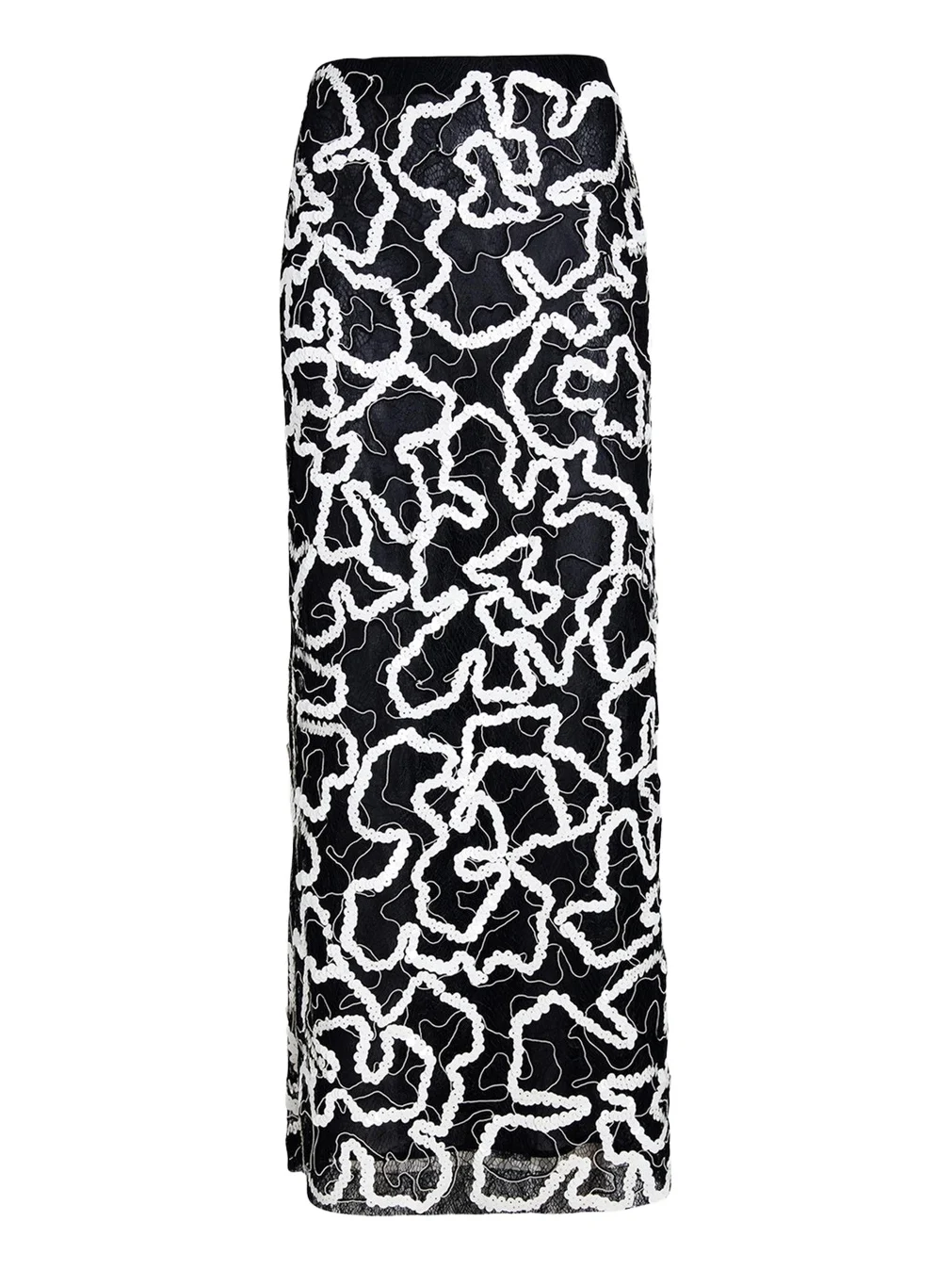 Maite Embroidered Column Maxi Skirt Maite Embroidered Column Maxi Skirt