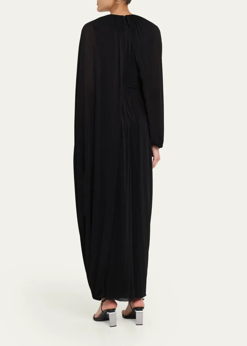FFORME Kahlo Assymetric Draped Loop Jersey Dress | Thumbnail 3 FFORME Kahlo Assymetric Draped Loop Jersey Dress | Thumbnail 3