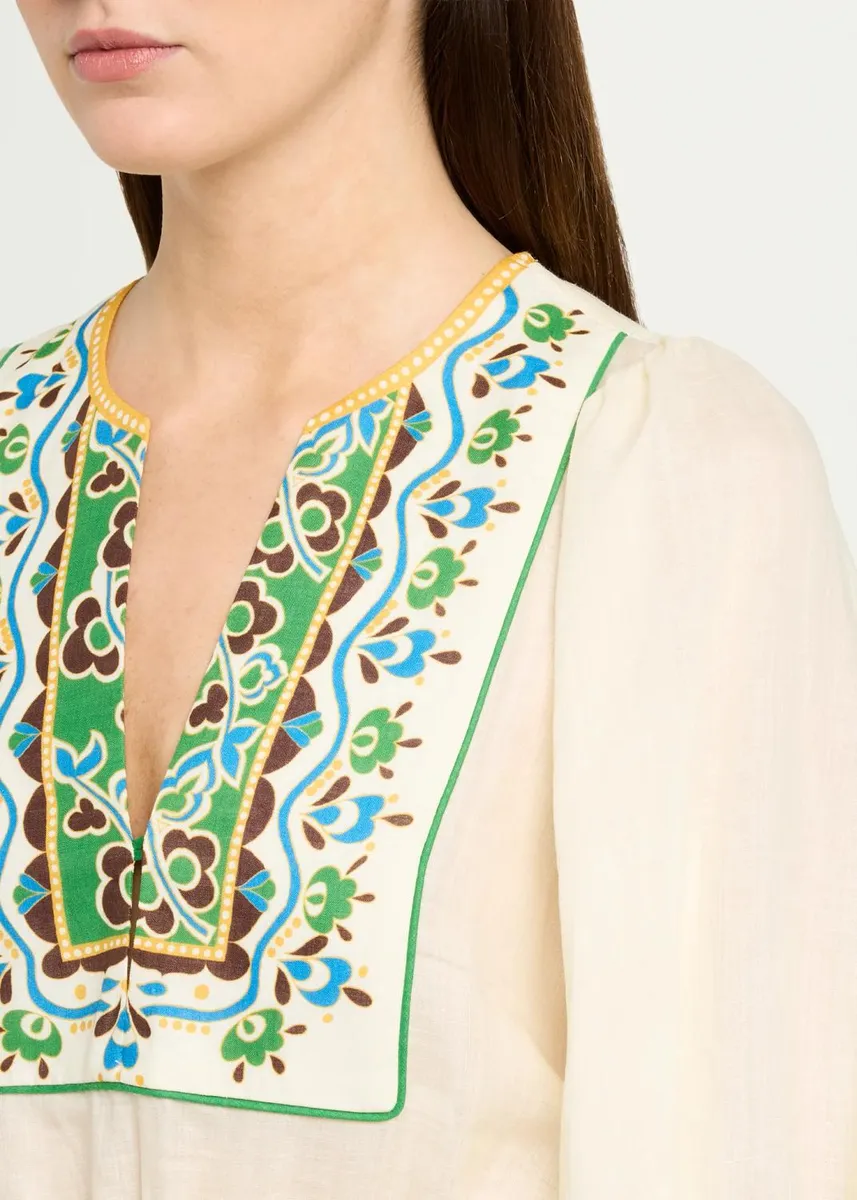 ALÉMAIS Bridgette Floral Peasant Blouse | Thumbnail 5