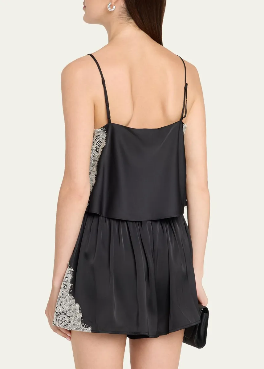 Cinq à Sept Esme Satin Lace-Trim Camisole | Thumbnail 3 Cinq à Sept Esme Satin Lace-Trim Camisole | Thumbnail 3