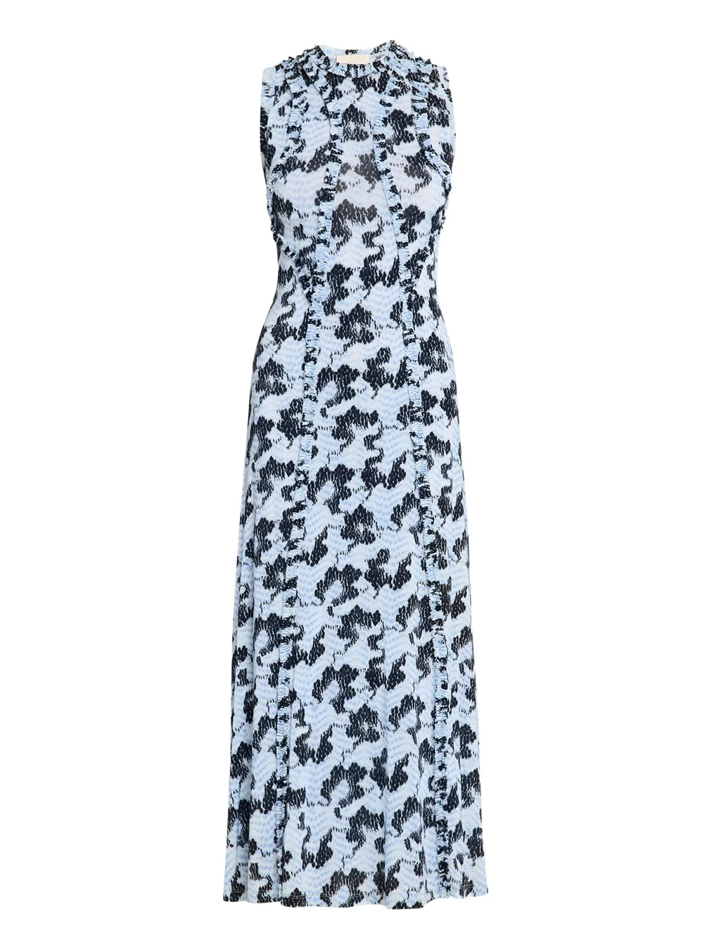 Isabelle Sleeveless Ruffle Jersey Dress