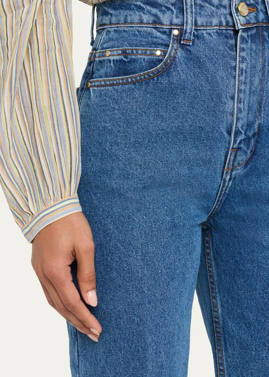 OSSOU Spur High-Rise Straight Jeans | Thumbnail 5