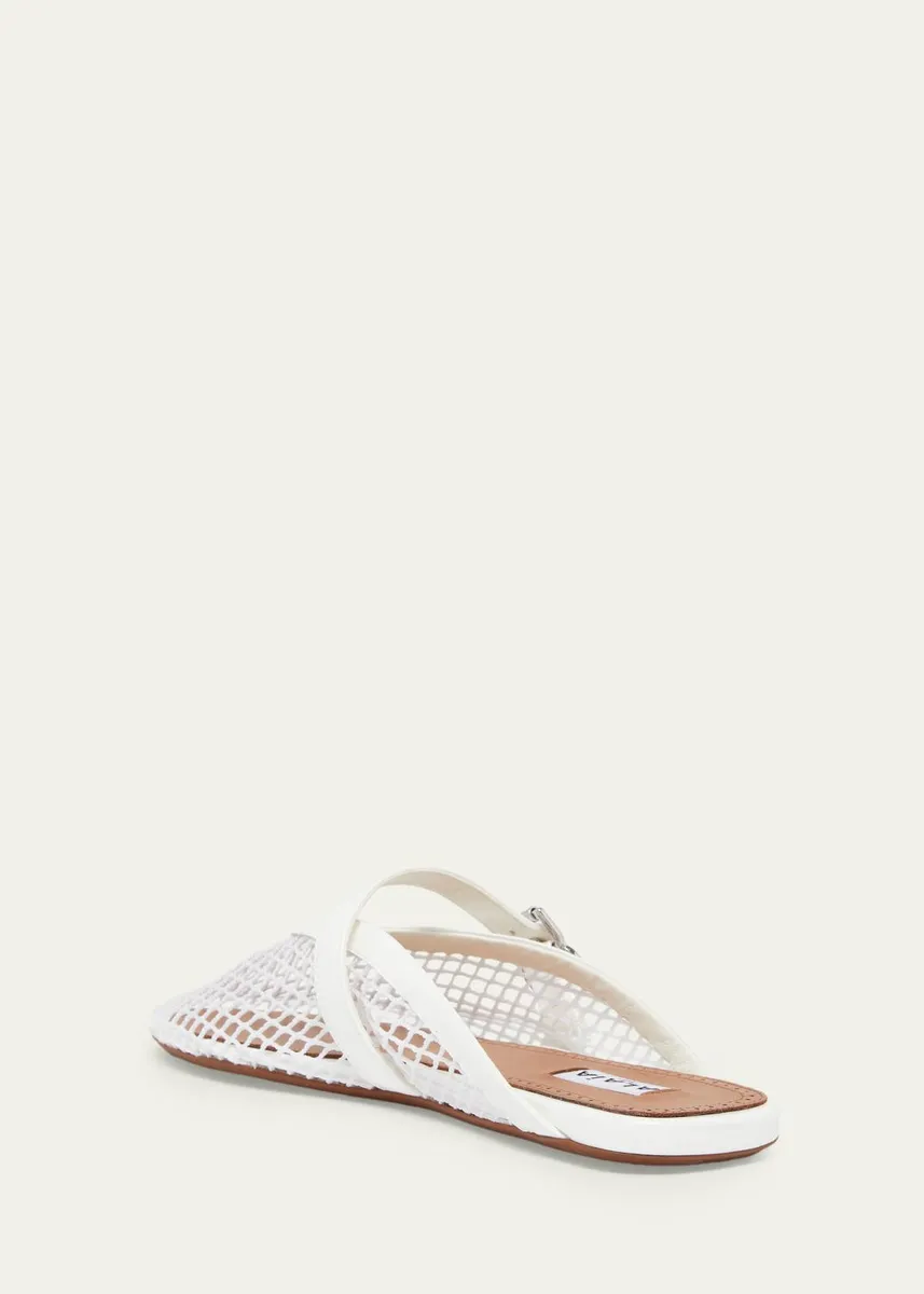 ALAÏA Mesh Mary Jane Ballerina Mules | Thumbnail 2 ALAÏA Mesh Mary Jane Ballerina Mules | Thumbnail 2