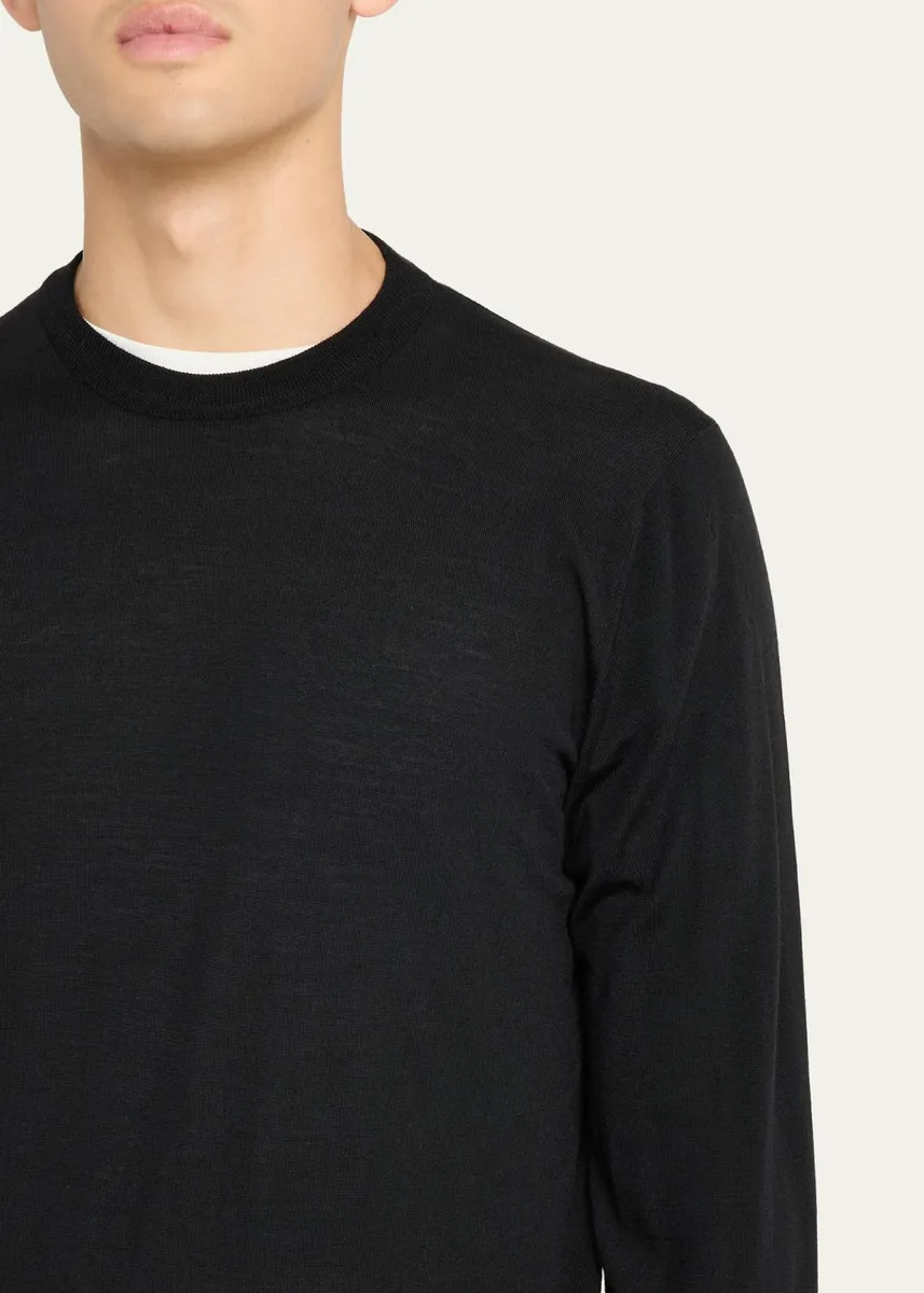 Fioroni Men's Merino Wool Crewneck Sweater | Thumbnail 5