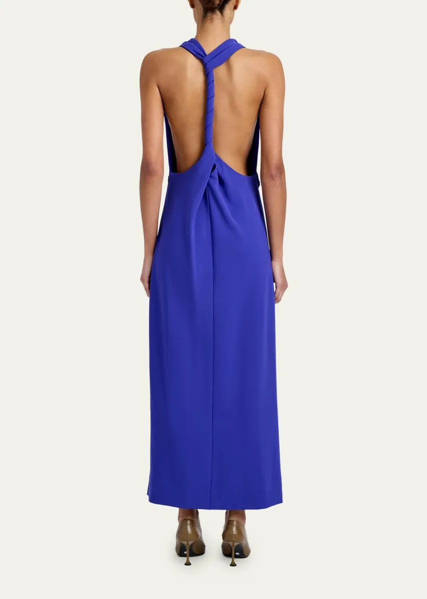 Proenza Schouler Selena Twisted-Strap Open-Back Maxi Dress | Thumbnail 3 Proenza Schouler Selena Twisted-Strap Open-Back Maxi Dress | Thumbnail 3