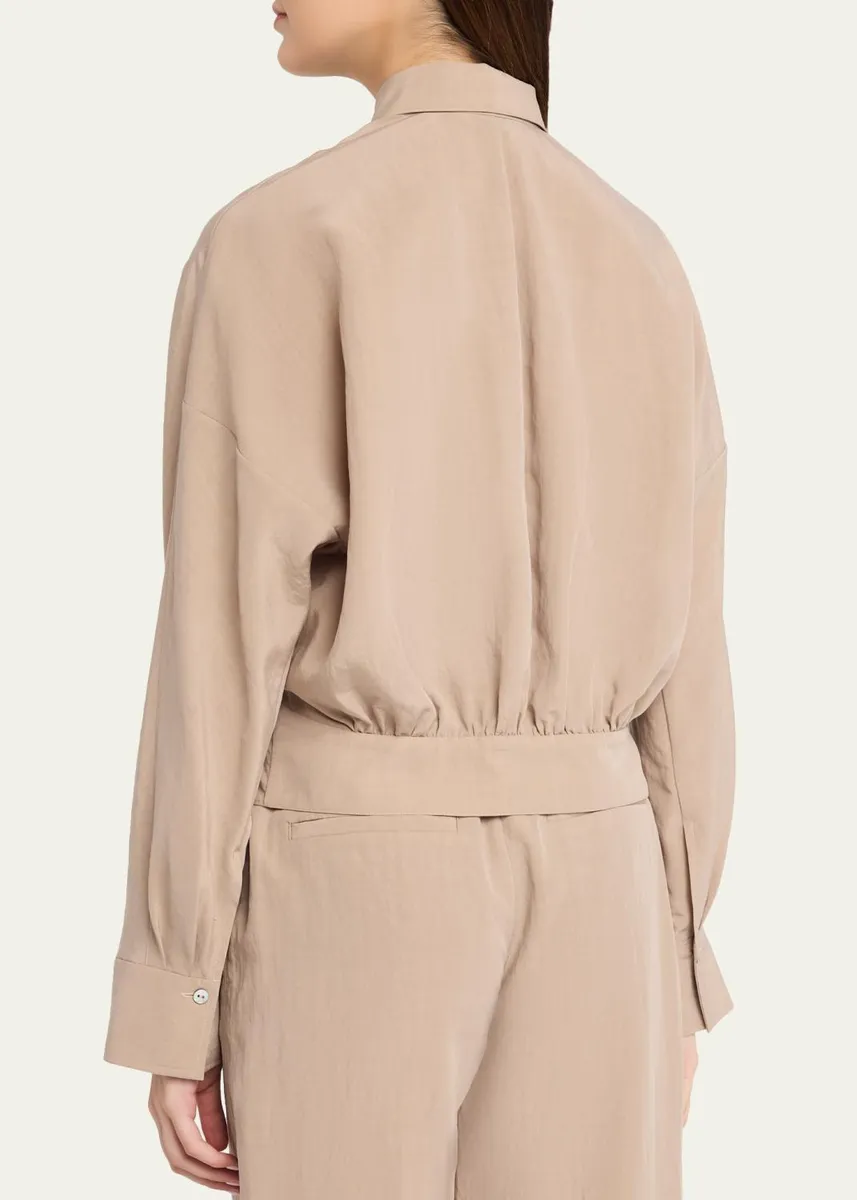 Vince Shirt Jacket with Blouson Back | Thumbnail 3