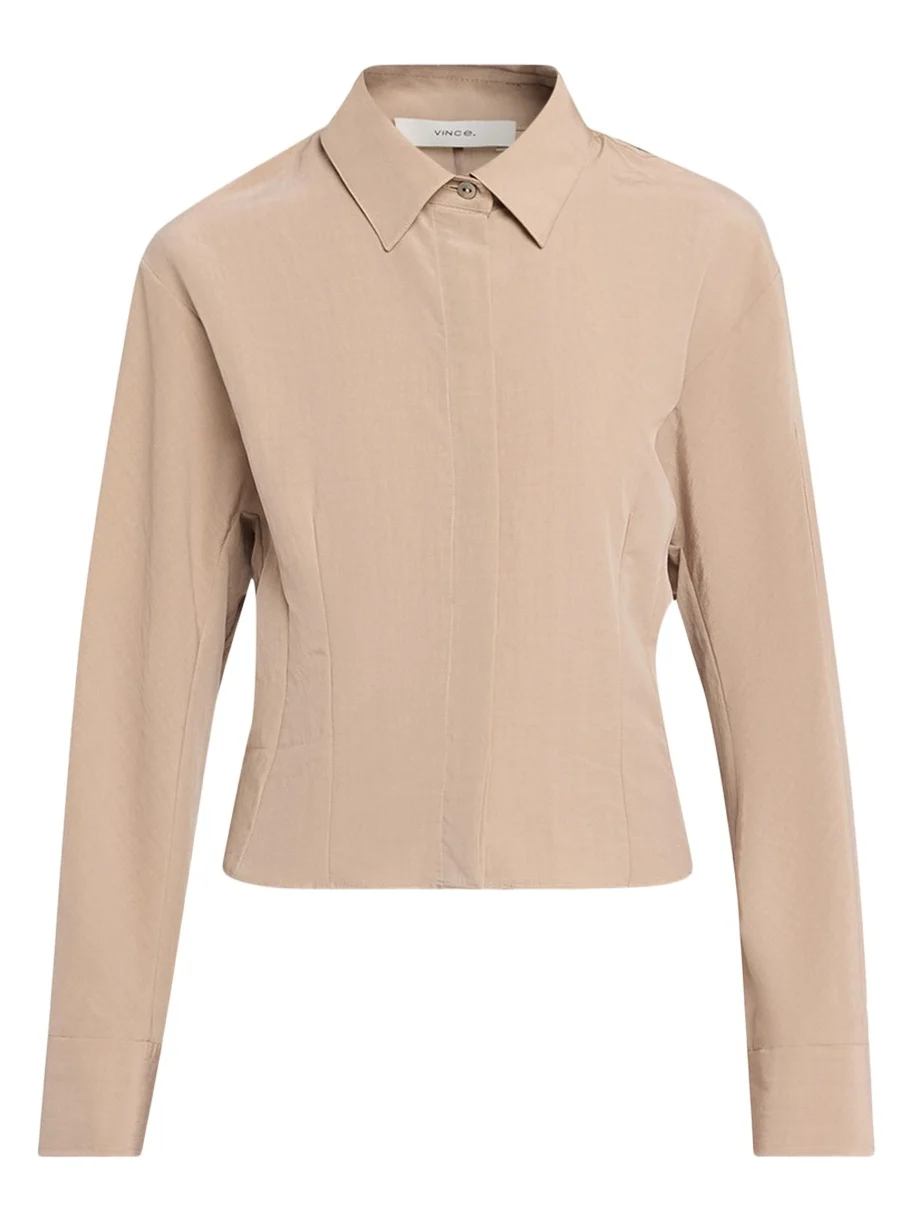 Shirt Jacket with Blouson Back