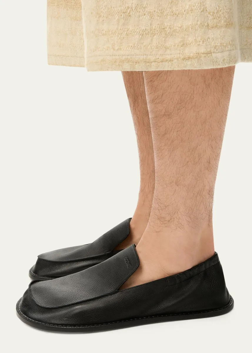 Loewe x Paula's Ibiza Men's Flex Grained Leather Slip-On Loafers | Thumbnail 2 Loewe x Paula's Ibiza Men's Flex Grained Leather Slip-On Loafers | Thumbnail 2