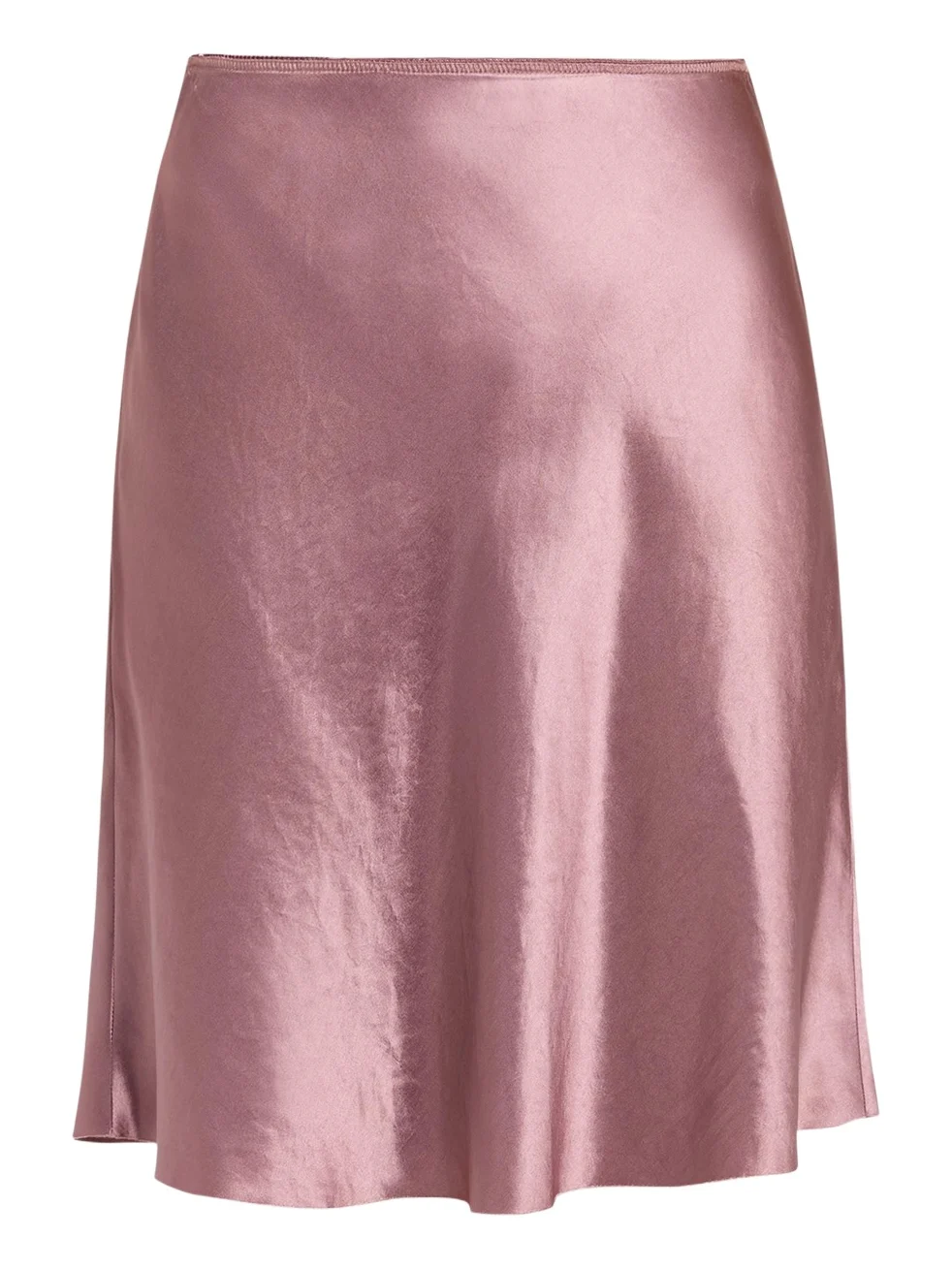 Vince Short Pull-On Satin Slip Skirt