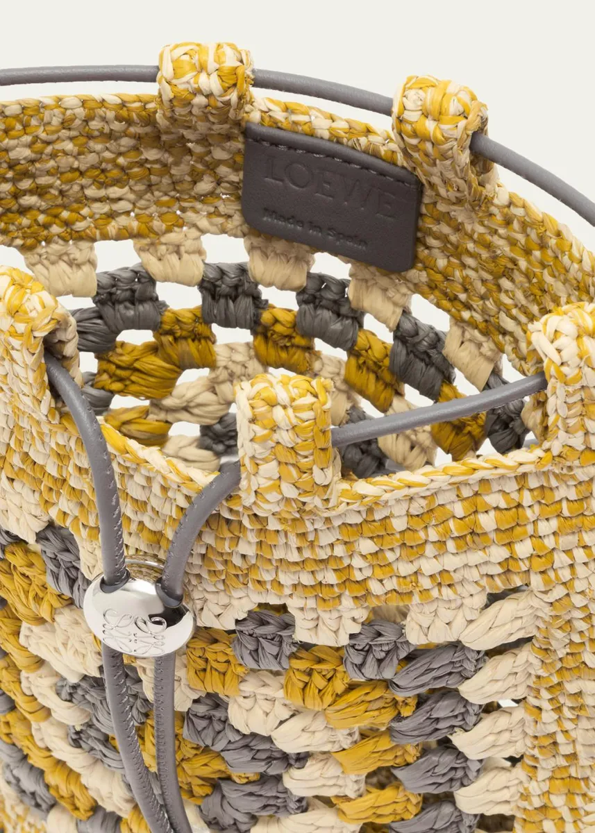 Loewe x Paula's Ibiza Crochet Raffia Pocket Crossbody Bag | Thumbnail 3 Loewe x Paula's Ibiza Crochet Raffia Pocket Crossbody Bag | Thumbnail 3