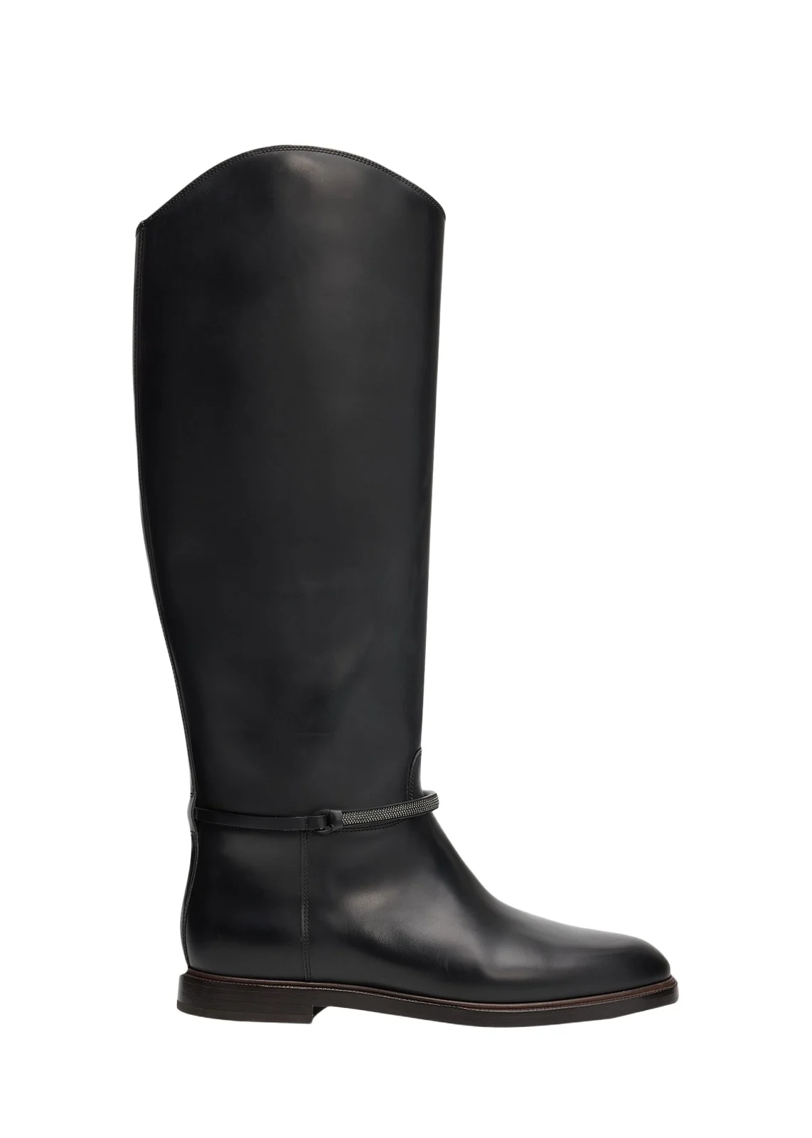 Leather Riding Boots w/ Monili Leather Riding Boots w/ Monili