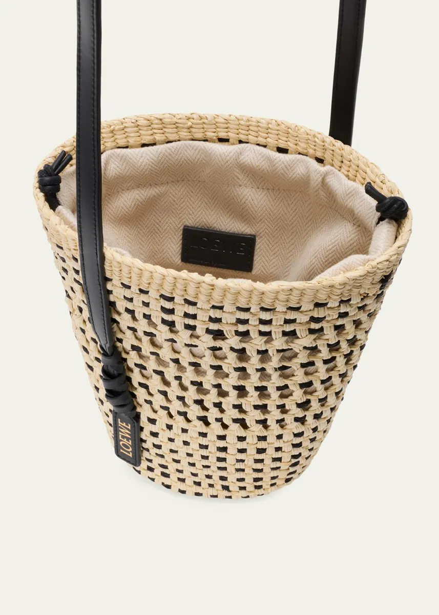 Loewe x Paula's Ibiza Braid Woven Palm Leaf Crossbody Bag | Thumbnail 3