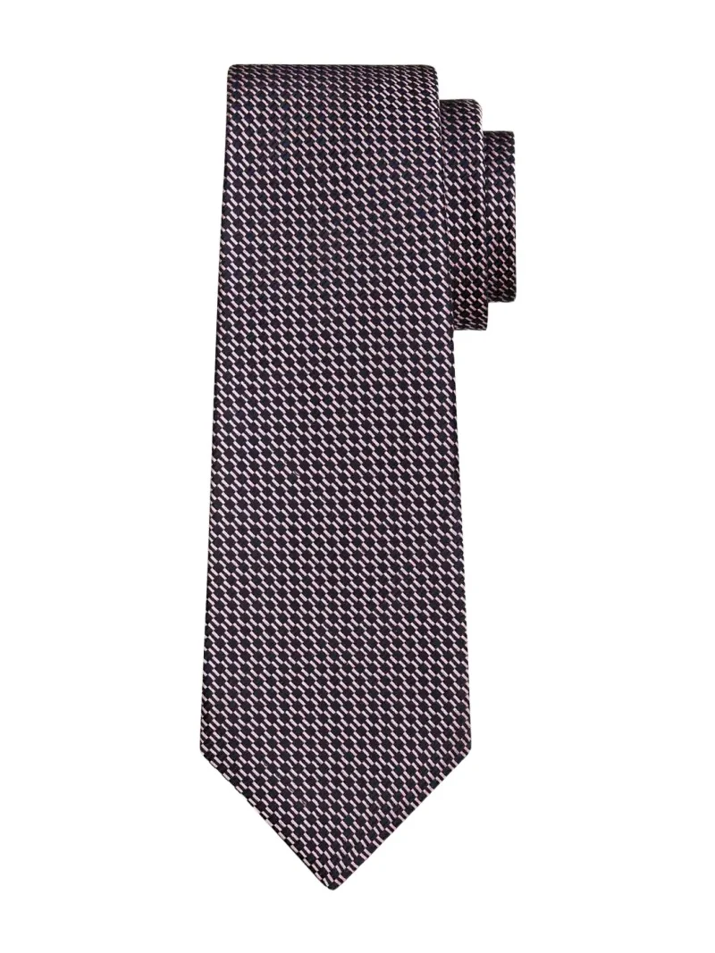 Kiton Men's Abstract Woven Silk Sevenfold Tie