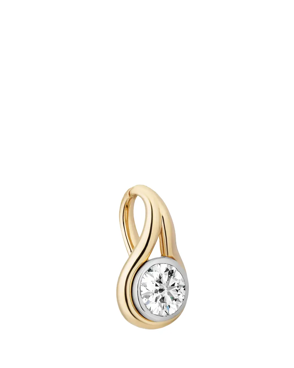 Mason and Books 14K Lasso Pendant with Diamonds | Thumbnail 2 Mason and Books 14K Lasso Pendant with Diamonds | Thumbnail 2