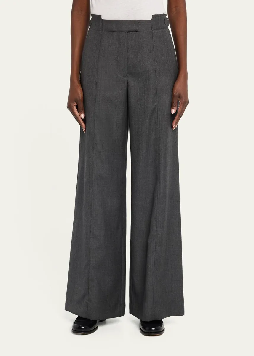 OFFICINE GÉNÉRALE Zelia Wide-Leg Pants | Thumbnail 4 OFFICINE GÉNÉRALE Zelia Wide-Leg Pants | Thumbnail 4