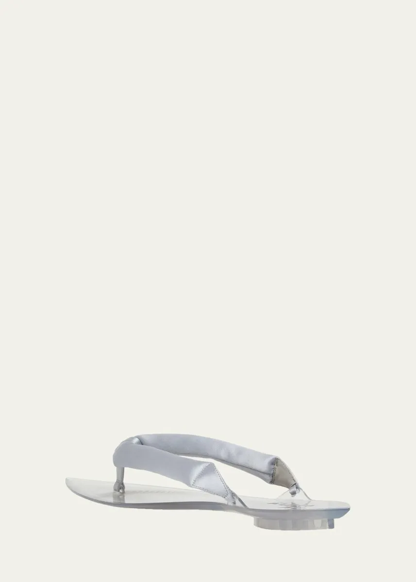 ALAÏA Invisible Padded Thong Flat Sandals | Thumbnail 4 ALAÏA Invisible Padded Thong Flat Sandals | Thumbnail 4