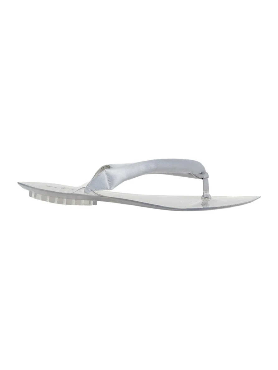 ALAÏA Invisible Padded Thong Flat Sandals