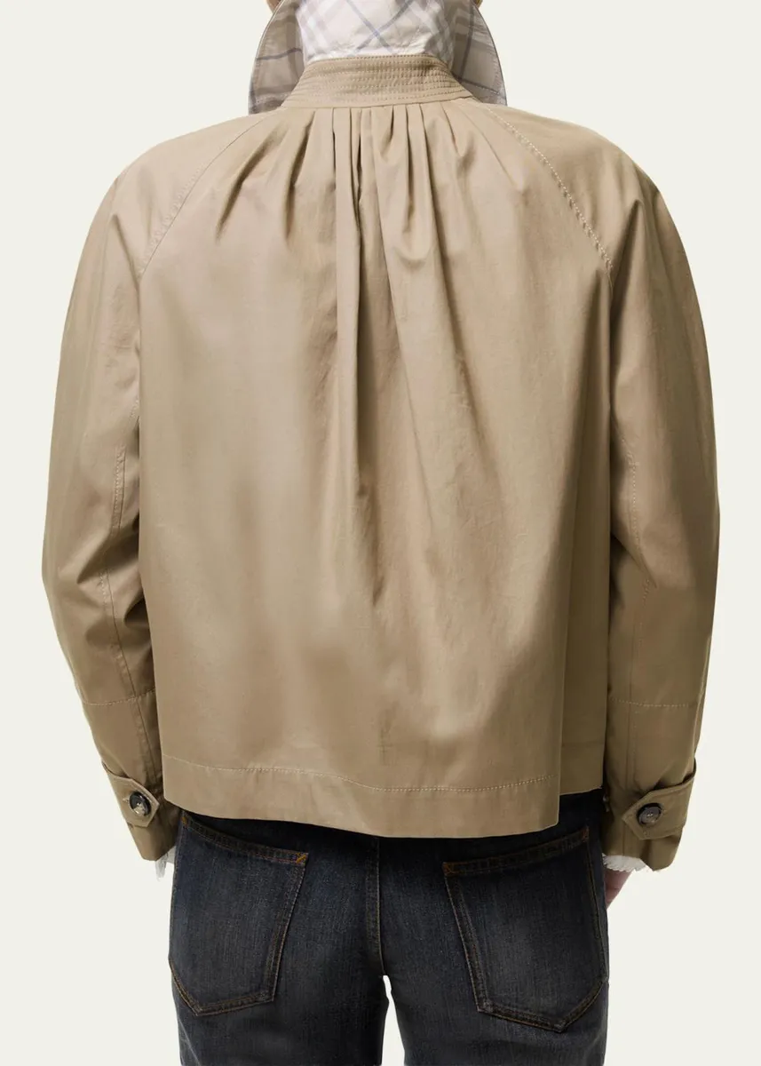 Burberry Tropical Cotton Gabardine Jacket | Thumbnail 3 Burberry Tropical Cotton Gabardine Jacket | Thumbnail 3