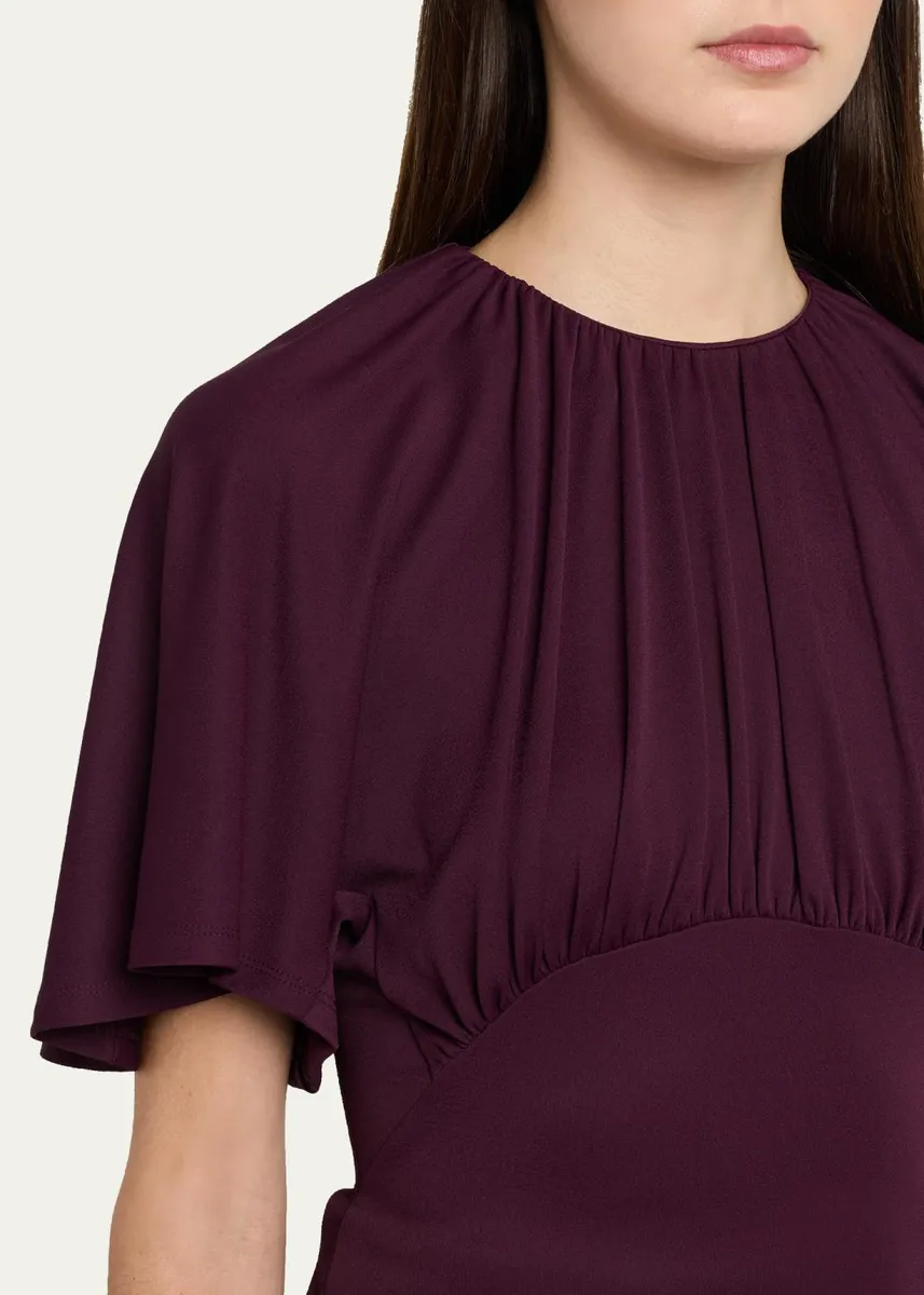 Rabanne Ruched Stretch Jersey Batwing Top | Thumbnail 5 Rabanne Ruched Stretch Jersey Batwing Top | Thumbnail 5