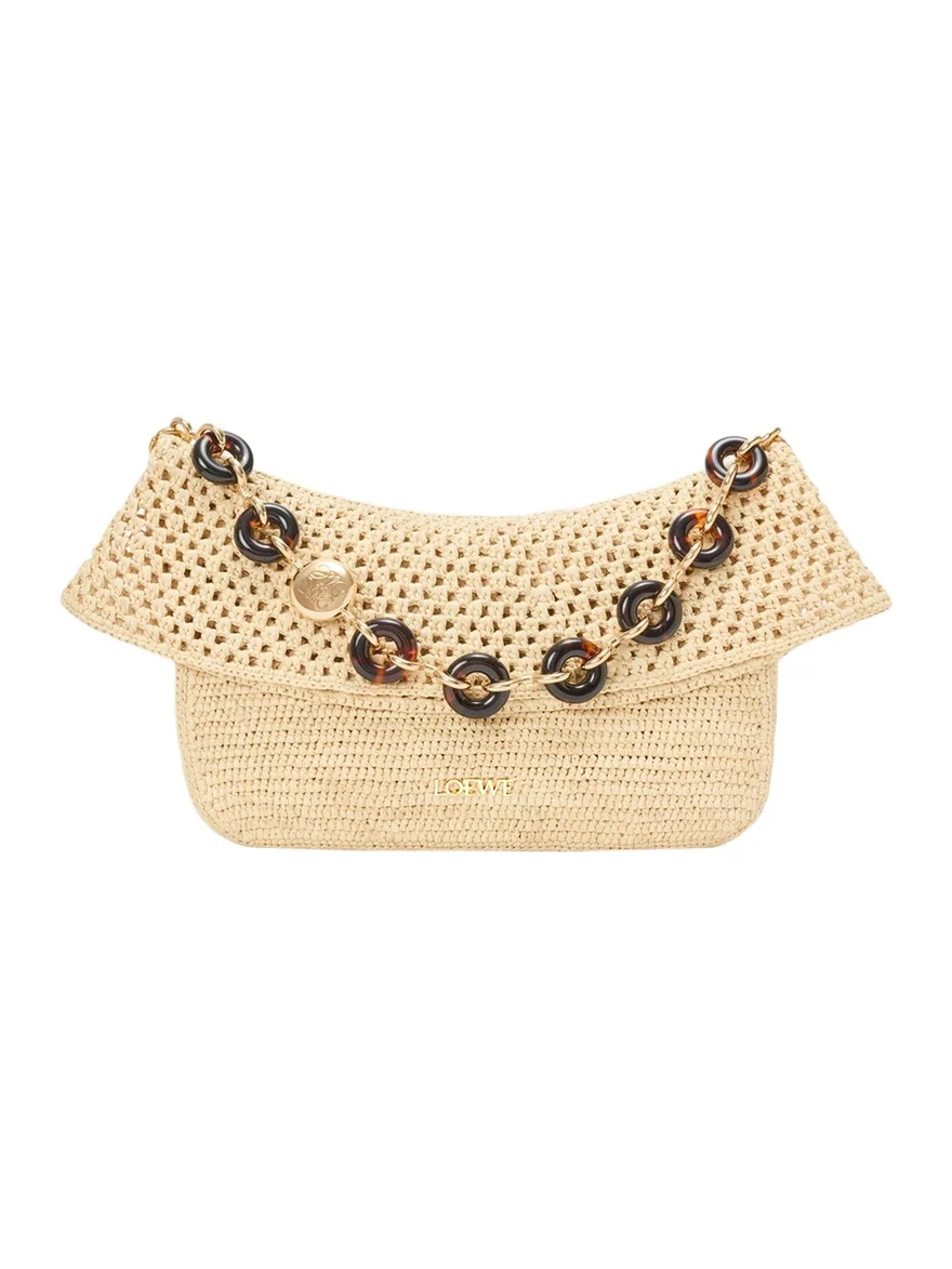 x Paula's Ibiza Ola Medium Bag in Raffia x Paula's Ibiza Ola Medium Bag in Raffia