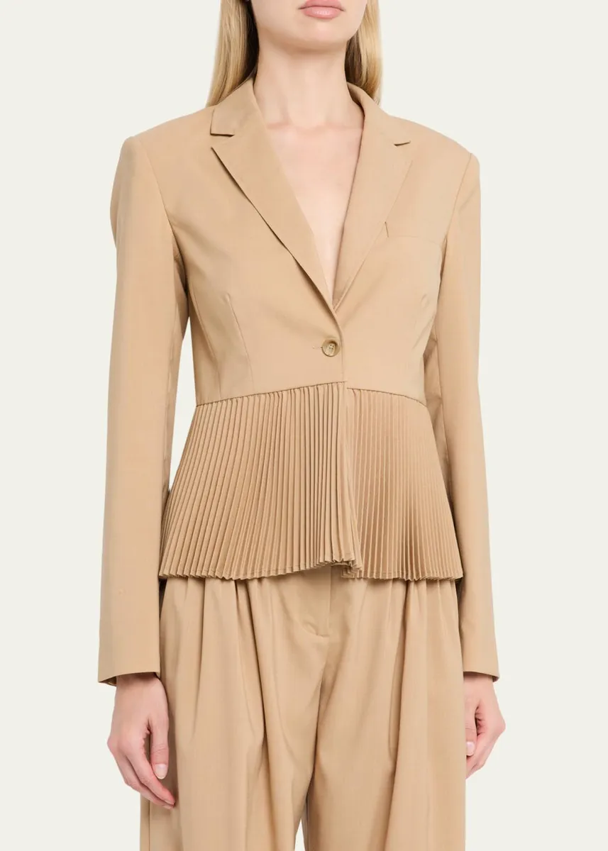 Ulla Johnson Greta Pleated Blazer | Thumbnail 4