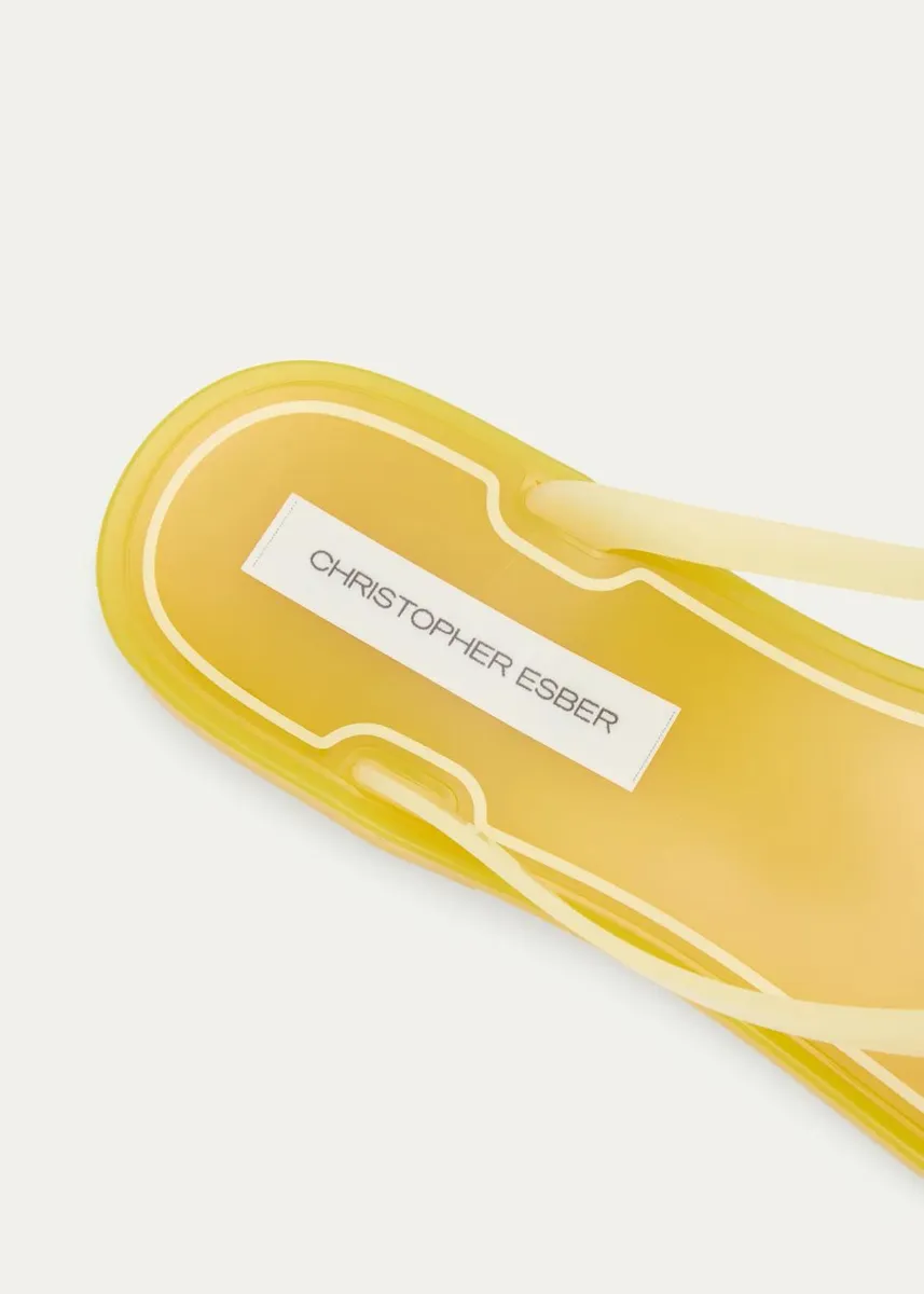 Christopher Esber Jo Jelly Flip Flop Sandals | Thumbnail 5 Christopher Esber Jo Jelly Flip Flop Sandals | Thumbnail 5
