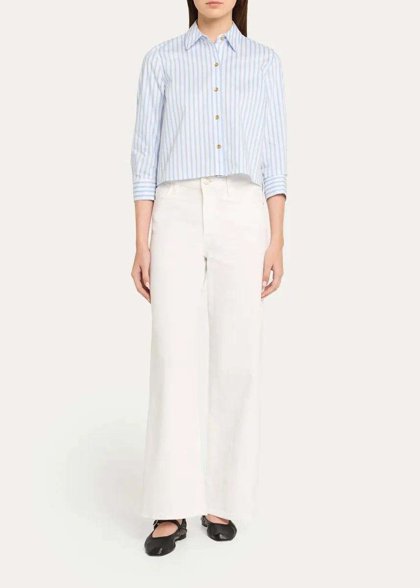 L'Agence Fawn Beach-Print Shirt | Thumbnail 2 L'Agence Fawn Beach-Print Shirt | Thumbnail 2