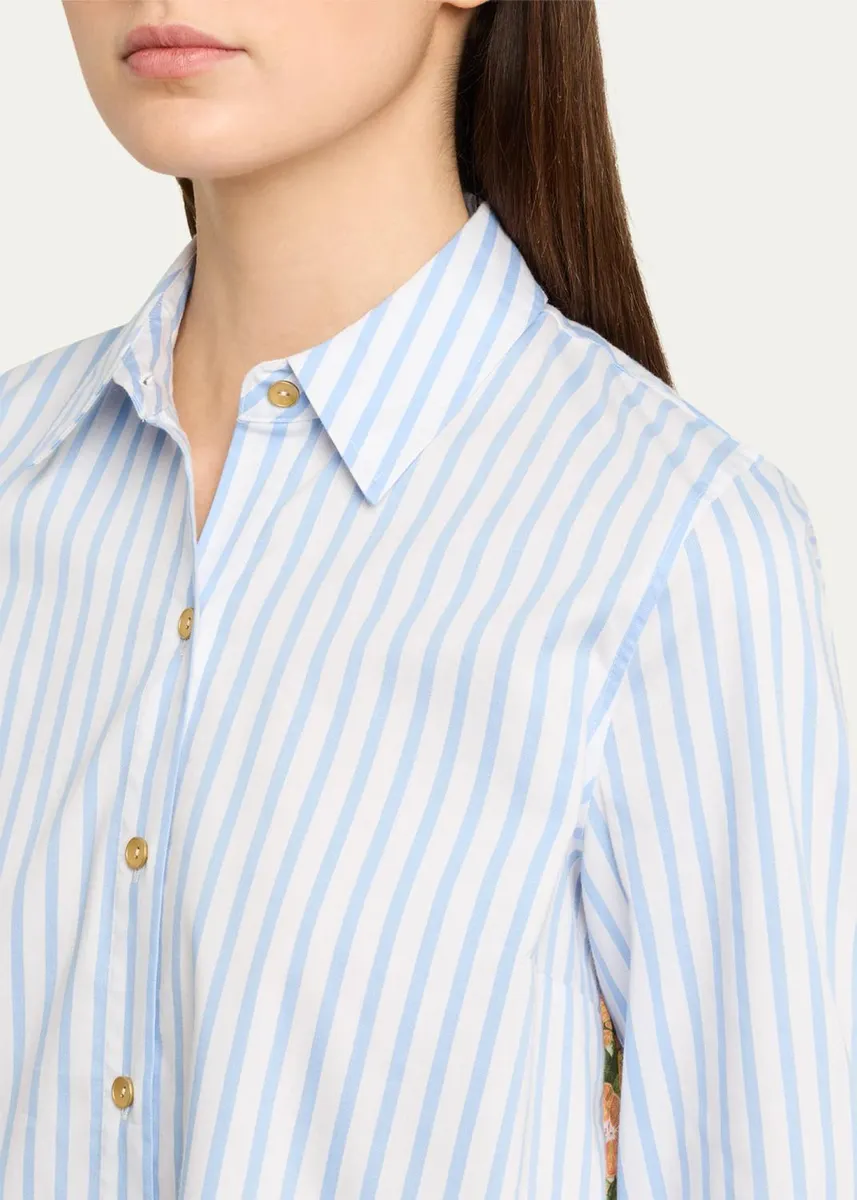 L'Agence Fawn Beach-Print Shirt | Thumbnail 5 L'Agence Fawn Beach-Print Shirt | Thumbnail 5