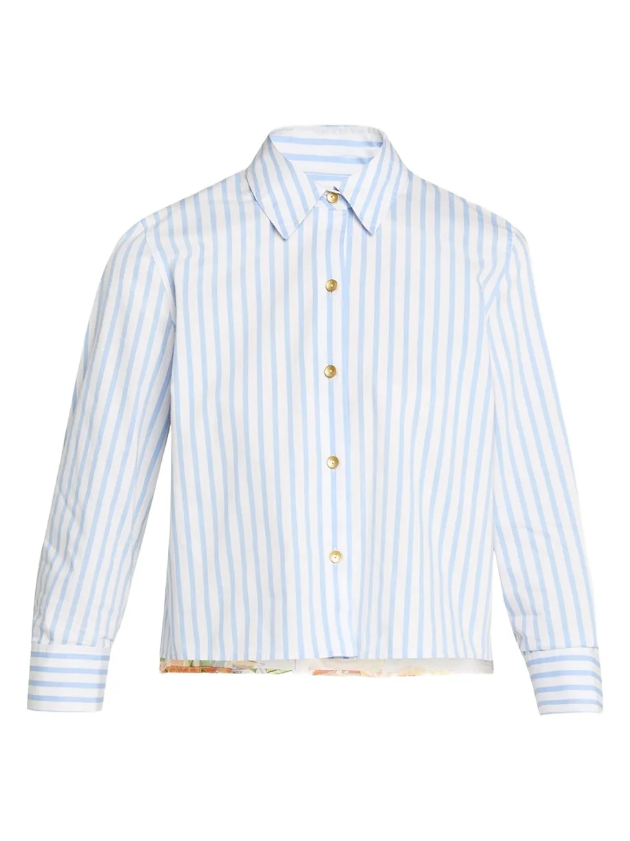 Fawn Beach-Print Shirt