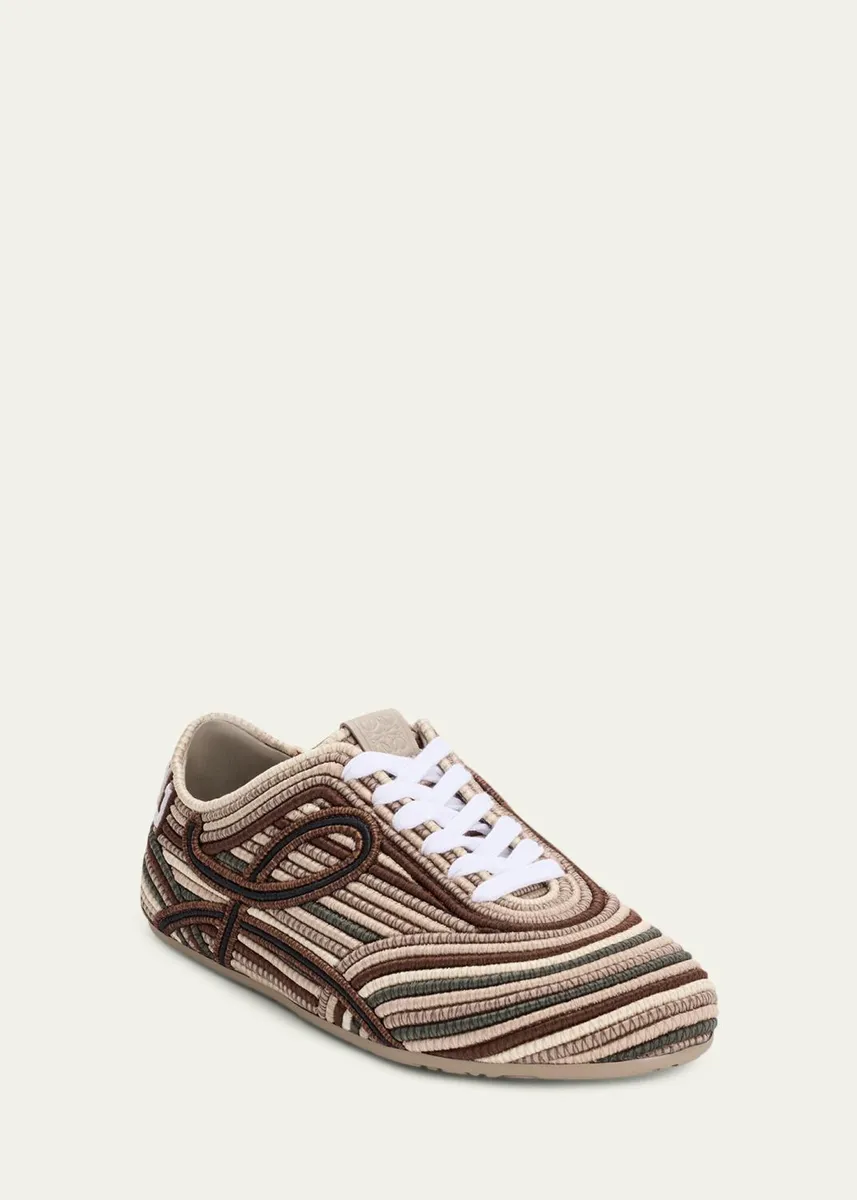 Loewe x Paula's Ibiza Men's Yago Multi-Corded Low-Top Sneakers | Thumbnail 2 Loewe x Paula's Ibiza Men's Yago Multi-Corded Low-Top Sneakers | Thumbnail 2