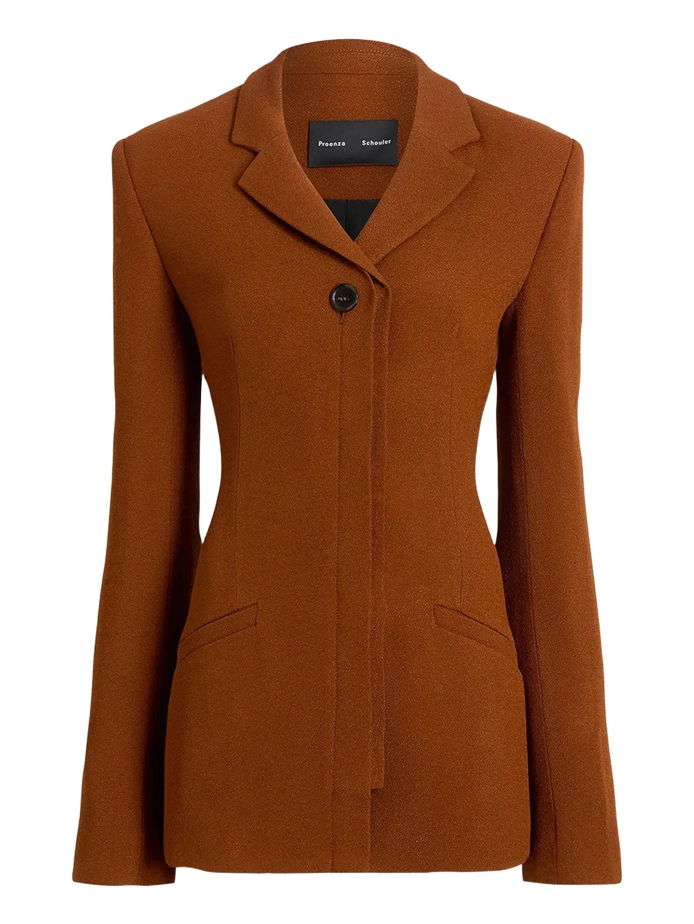 Proenza Schouler Vioni Heavy Sable Single-Breasted Jacket