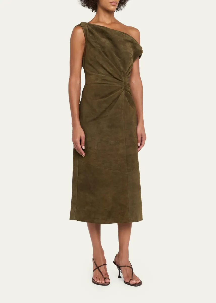 Proenza Schouler Kaelin Off-The-Shoulder Suede Mini Dress | Thumbnail 4 Proenza Schouler Kaelin Off-The-Shoulder Suede Mini Dress | Thumbnail 4