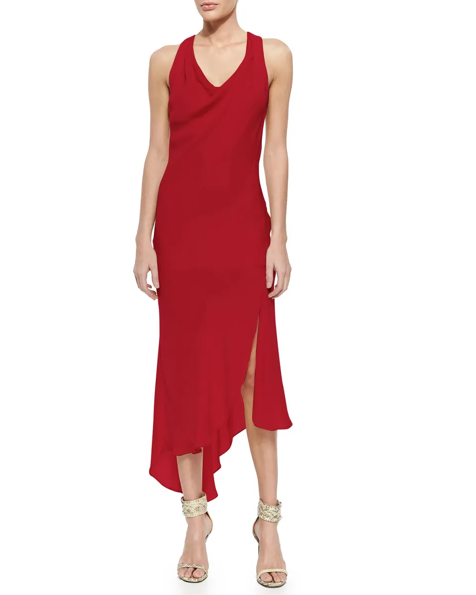 OFFICINE GÉNÉRALE Milia Sleeveless Drape-Neck Top | Thumbnail 7