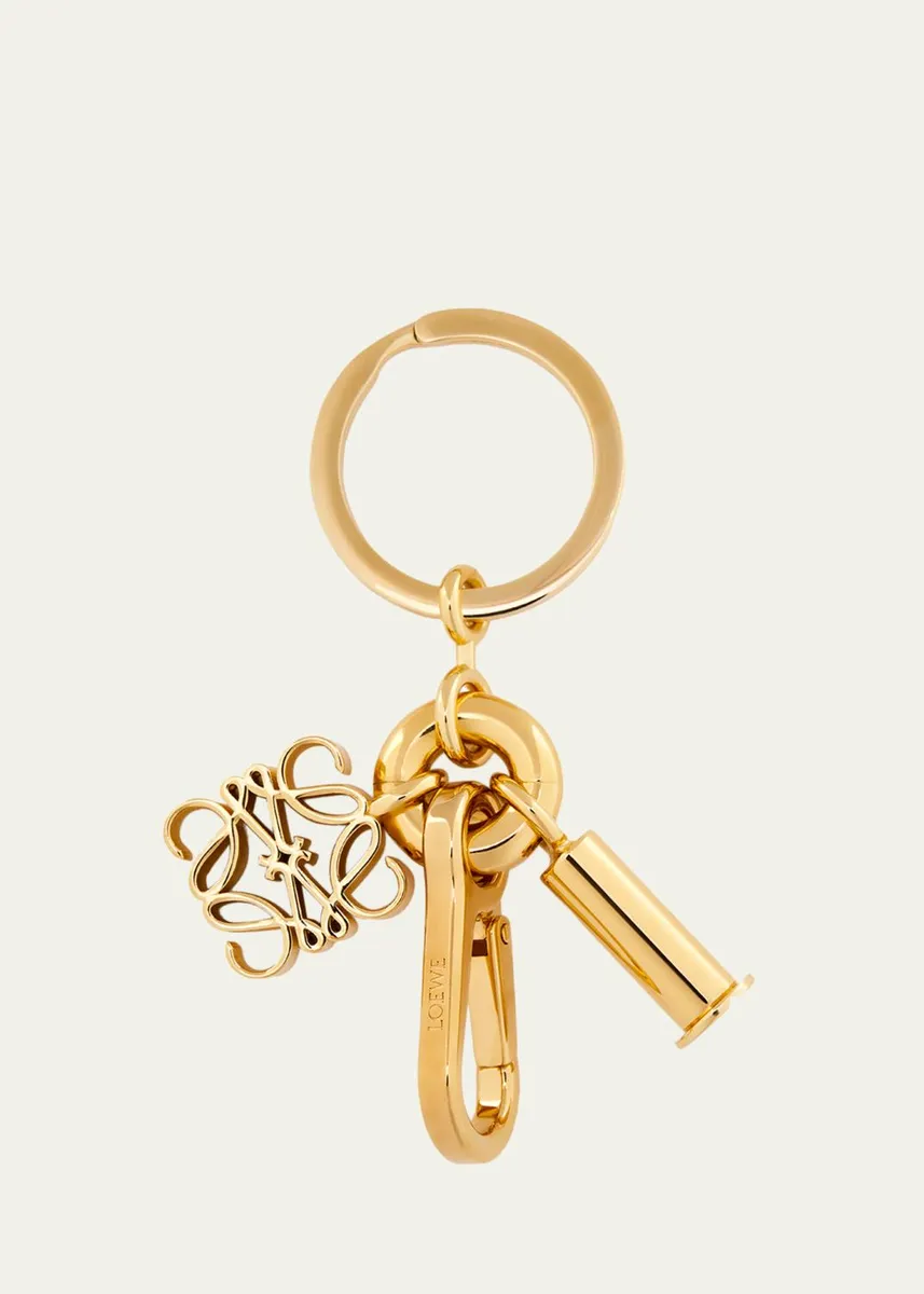 Loewe Anagram Charm Keyring | Thumbnail 2 Loewe Anagram Charm Keyring | Thumbnail 2
