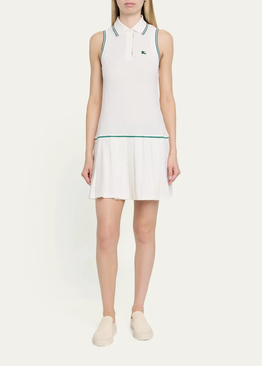 Burberry Martina Pleated Mini Tennis Dress | Thumbnail 2 Burberry Martina Pleated Mini Tennis Dress | Thumbnail 2