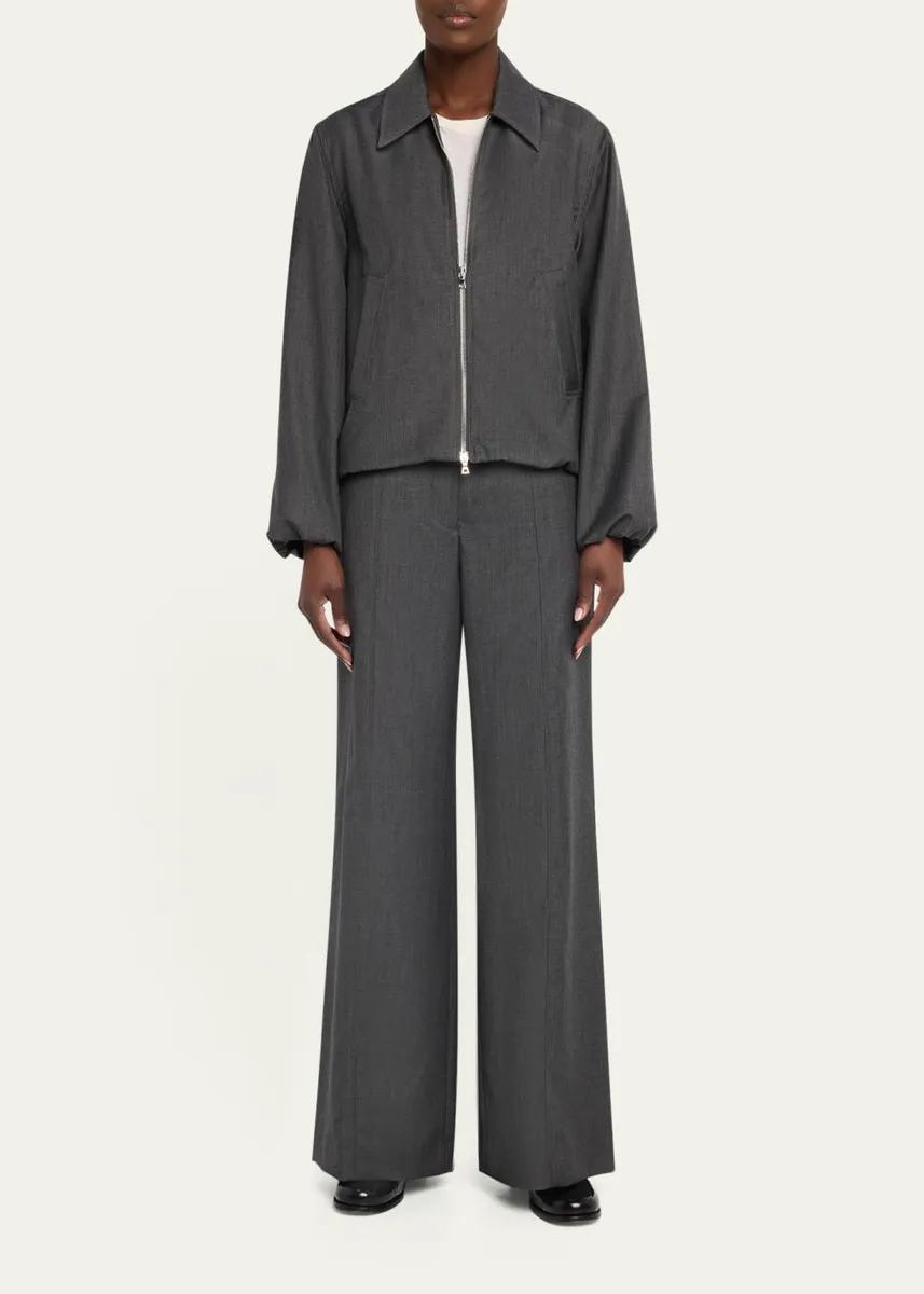 OFFICINE GÉNÉRALE Marla Wool-Cashmere Bomber Jacket | Thumbnail 2