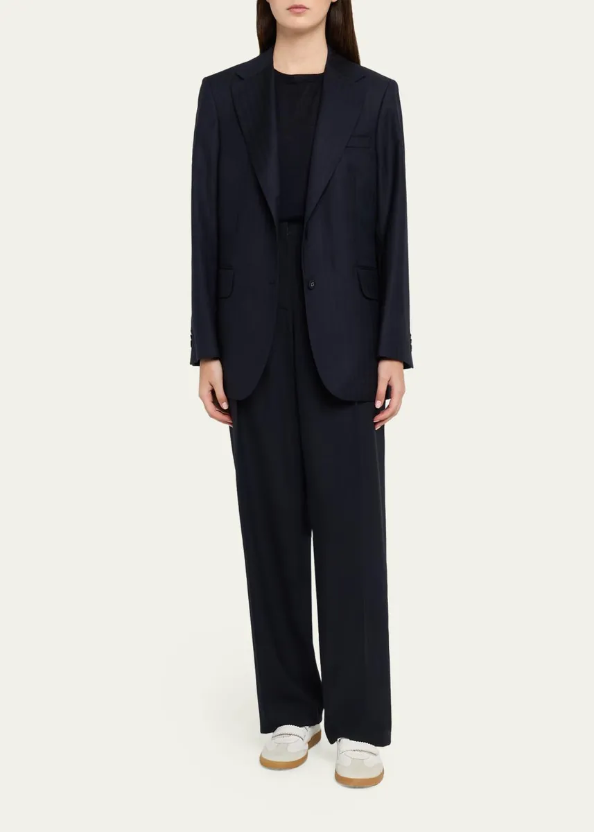 OFFICINE GÉNÉRALE Edona Italian Herringbone Wool Tailored Jacket | Thumbnail 2 OFFICINE GÉNÉRALE Edona Italian Herringbone Wool Tailored Jacket | Thumbnail 2