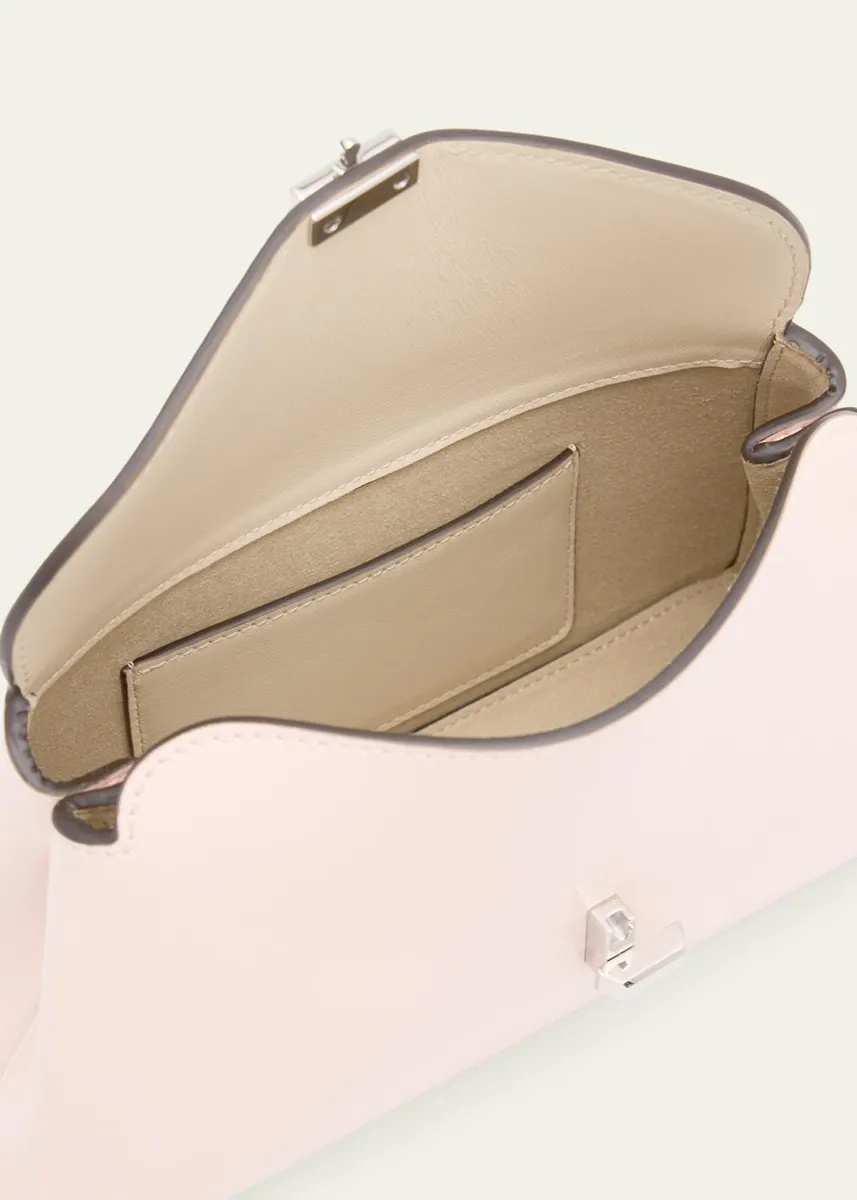 TOTEME Mini T-Lock Leather Clutch Bag | Thumbnail 4 TOTEME Mini T-Lock Leather Clutch Bag | Thumbnail 4