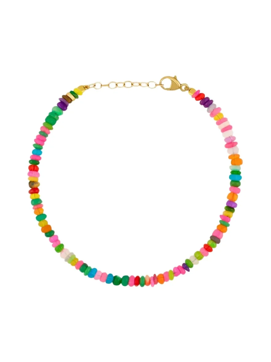 Soleil 14K Rainbow Opal Bracelet