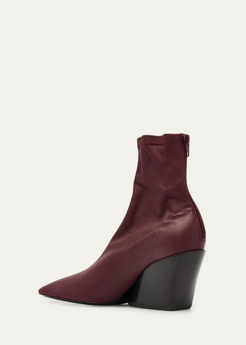 Proenza Schouler 70mm Slant Stretch Leather Ankle Boots | Thumbnail 2 Proenza Schouler 70mm Slant Stretch Leather Ankle Boots | Thumbnail 2