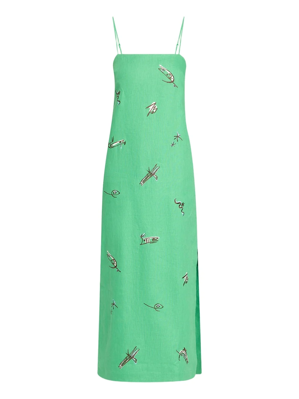 Wanda Embroidered Midi Dress Wanda Embroidered Midi Dress