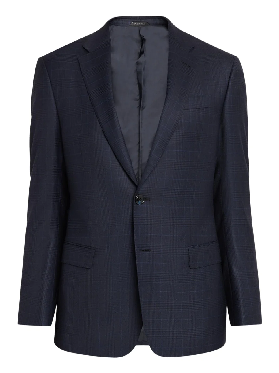Men's Soft Prince of Wales Single-Breasted Sport Coat Men's Soft Prince of Wales Single-Breasted Sport Coat