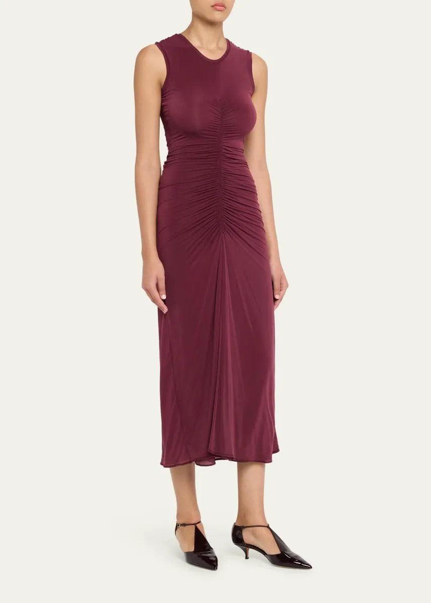 FFORME Gisela Sleeveless Ruched Jersey Dress | Thumbnail 4 FFORME Gisela Sleeveless Ruched Jersey Dress | Thumbnail 4