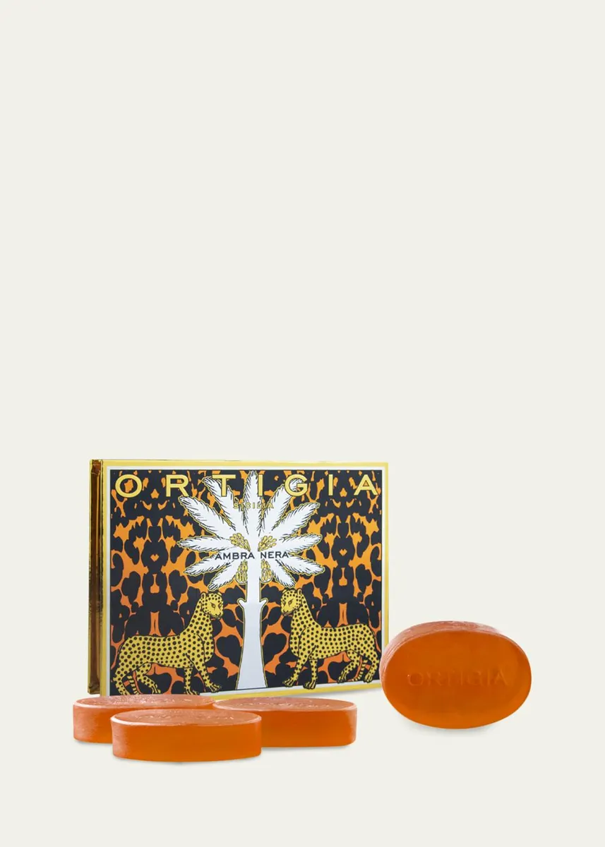 ORTIGIA Ambra Nera Glycerine Bar Soap Box, 4 x 1.4 oz. | Thumbnail 2 ORTIGIA Ambra Nera Glycerine Bar Soap Box, 4 x 1.4 oz. | Thumbnail 2