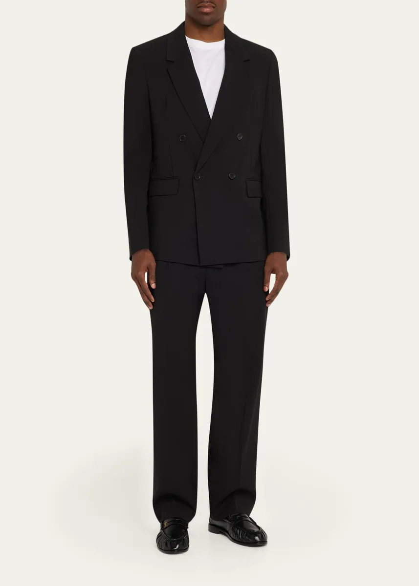 Frame Men's Tropical Wool Double-Breasted Blazer | Thumbnail 2 Frame Men's Tropical Wool Double-Breasted Blazer | Thumbnail 2
