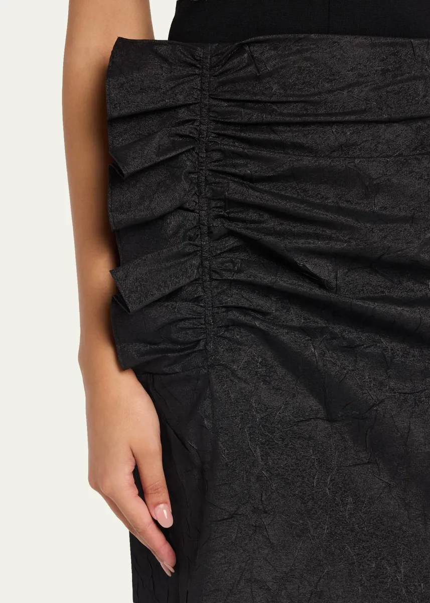 Ulla Johnson Ellis Taffeta Midi Skirt | Thumbnail 5