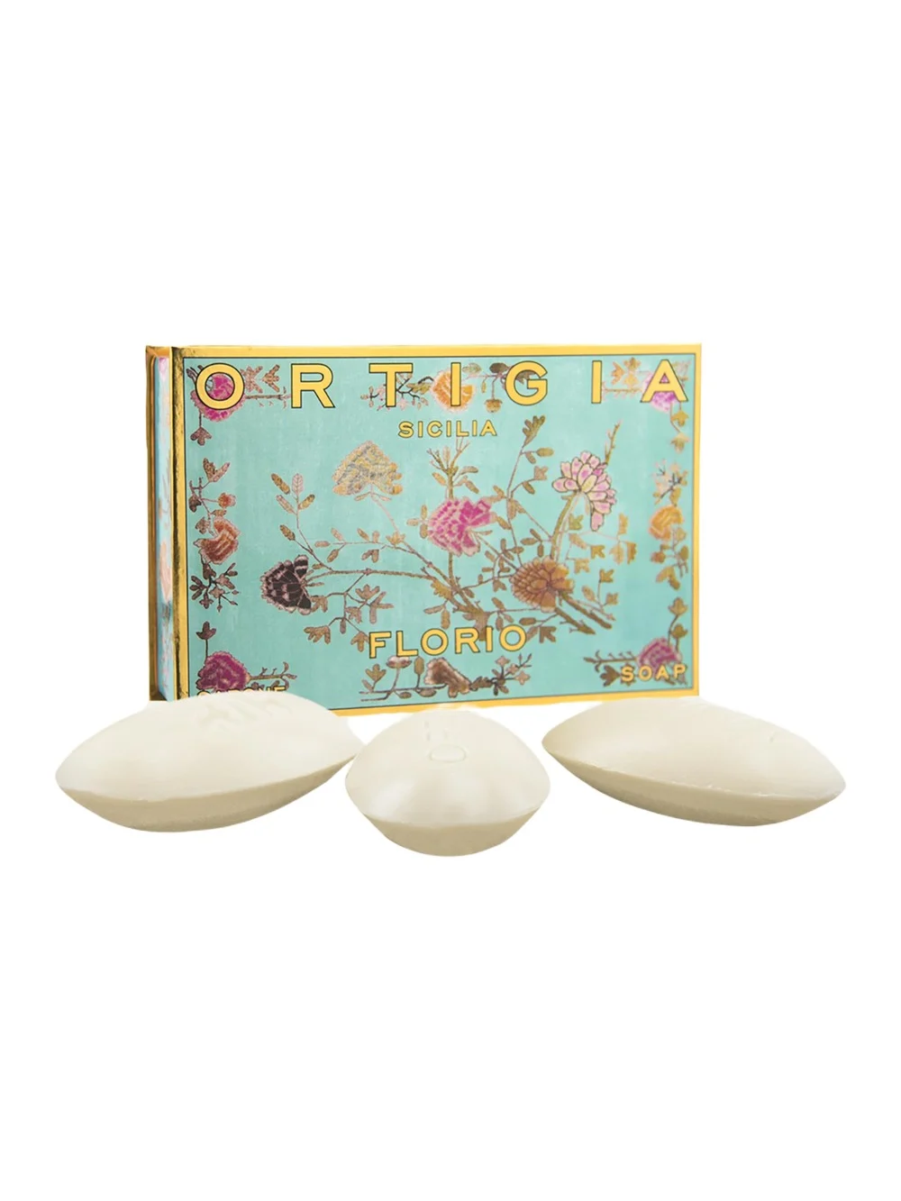 Florio Olive Oil Soap Box, 3 x 3.5 oz. Florio Olive Oil Soap Box, 3 x 3.5 oz.
