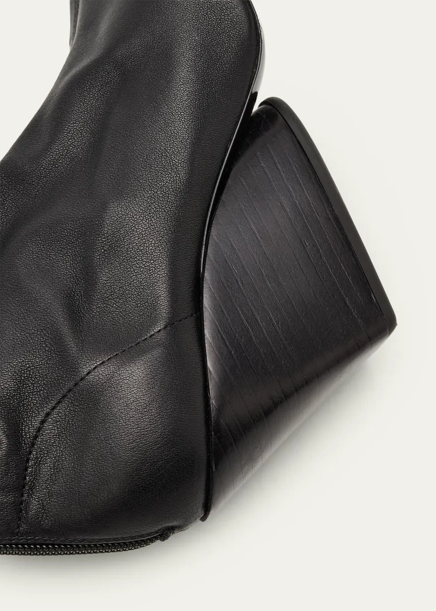 Proenza Schouler 70mm Slant Stretch Leather Ankle Boots | Thumbnail 3 Proenza Schouler 70mm Slant Stretch Leather Ankle Boots | Thumbnail 3
