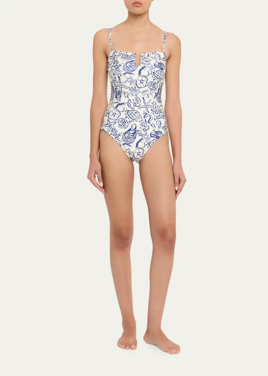 Simkhai Ottilie Strapless One-Piece Swimsuit | Thumbnail 2 Simkhai Ottilie Strapless One-Piece Swimsuit | Thumbnail 2