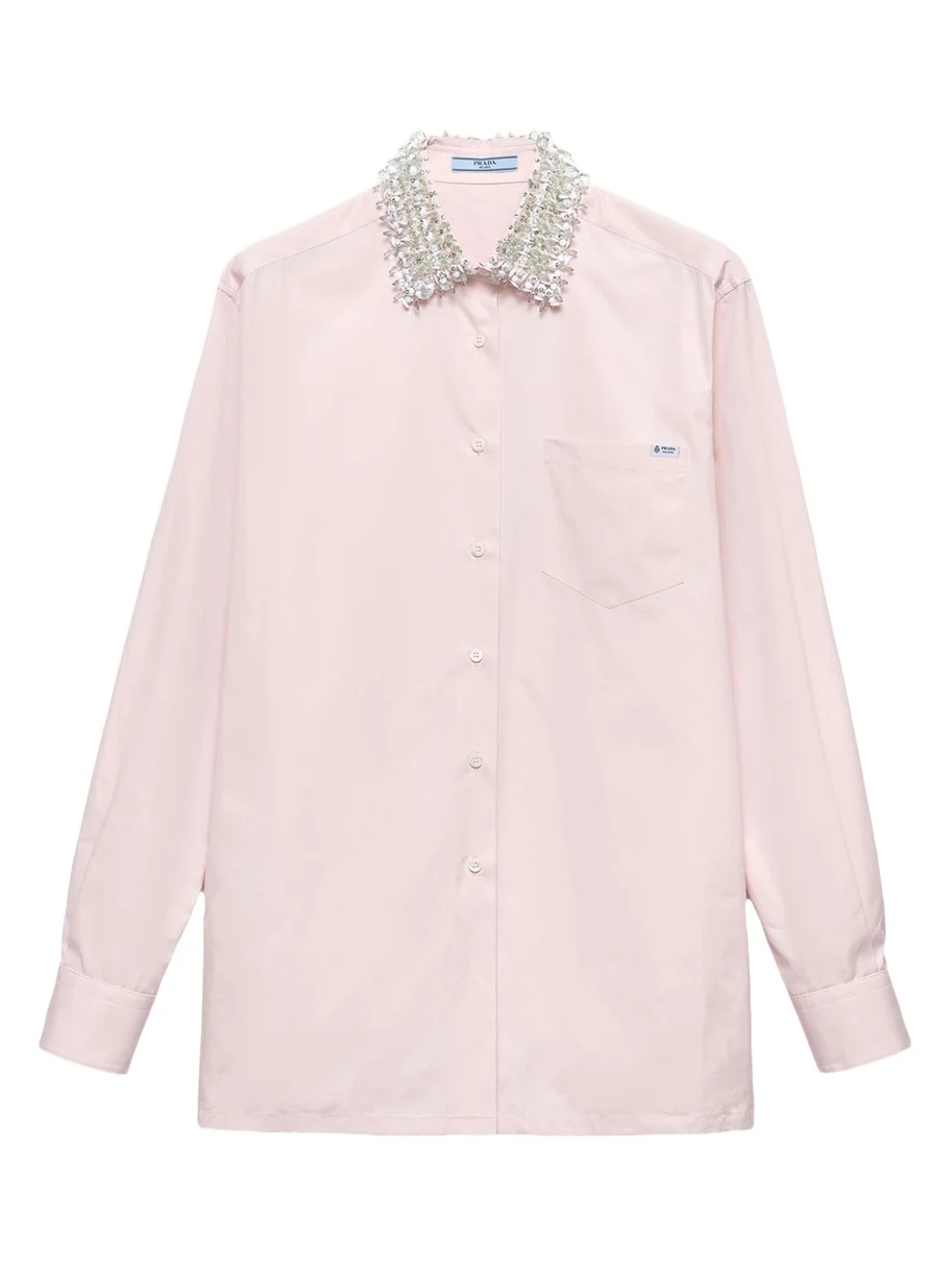 Embroidered Poplin Shirt Embroidered Poplin Shirt